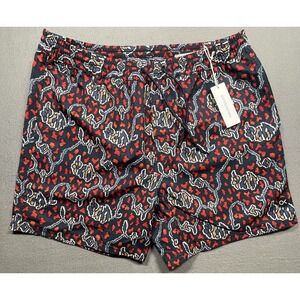 Outerknown Shorts Mens Size M Nomadic Printed Volley Hybrid 100% Polyester NWT